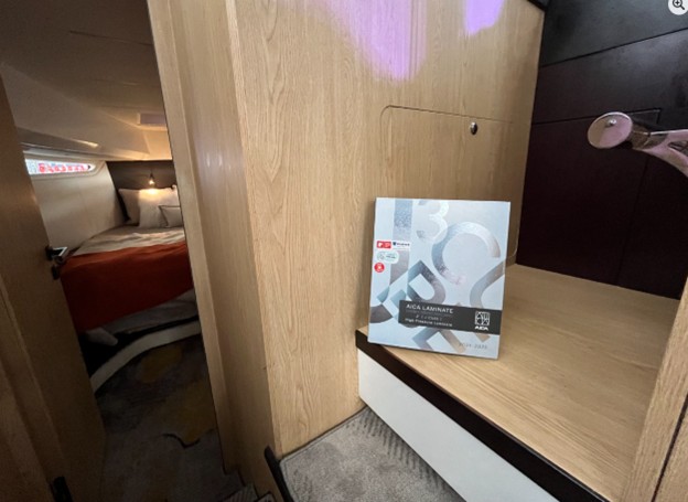 Laminate AICA nội thất du thuyền