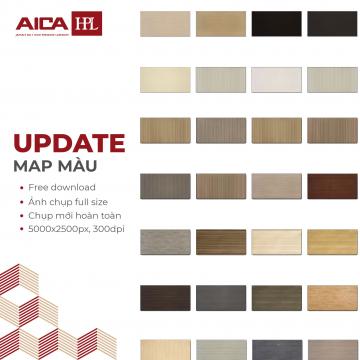 Update map màu Laminate AICA Asia Collection mới