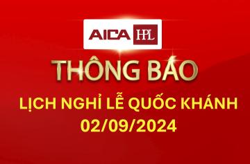 THÔNG BÁO NGHỈ LỄ QUỐC KHÁNH 02/09/2024