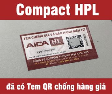 Check mã QR chính hãng với tấm Compact HPL