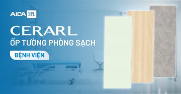 Cerarl ốp tường phòng sạch bệnh viện